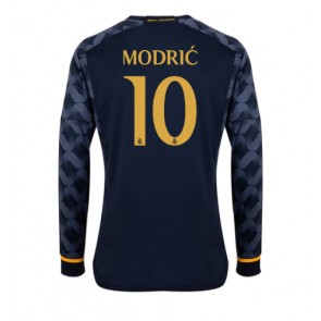 Real Madrid Luka Modric #10 Gostujuci Dres 2023-24 Dugim Rukavima